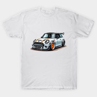 Mini GP Cartoon White T-Shirt